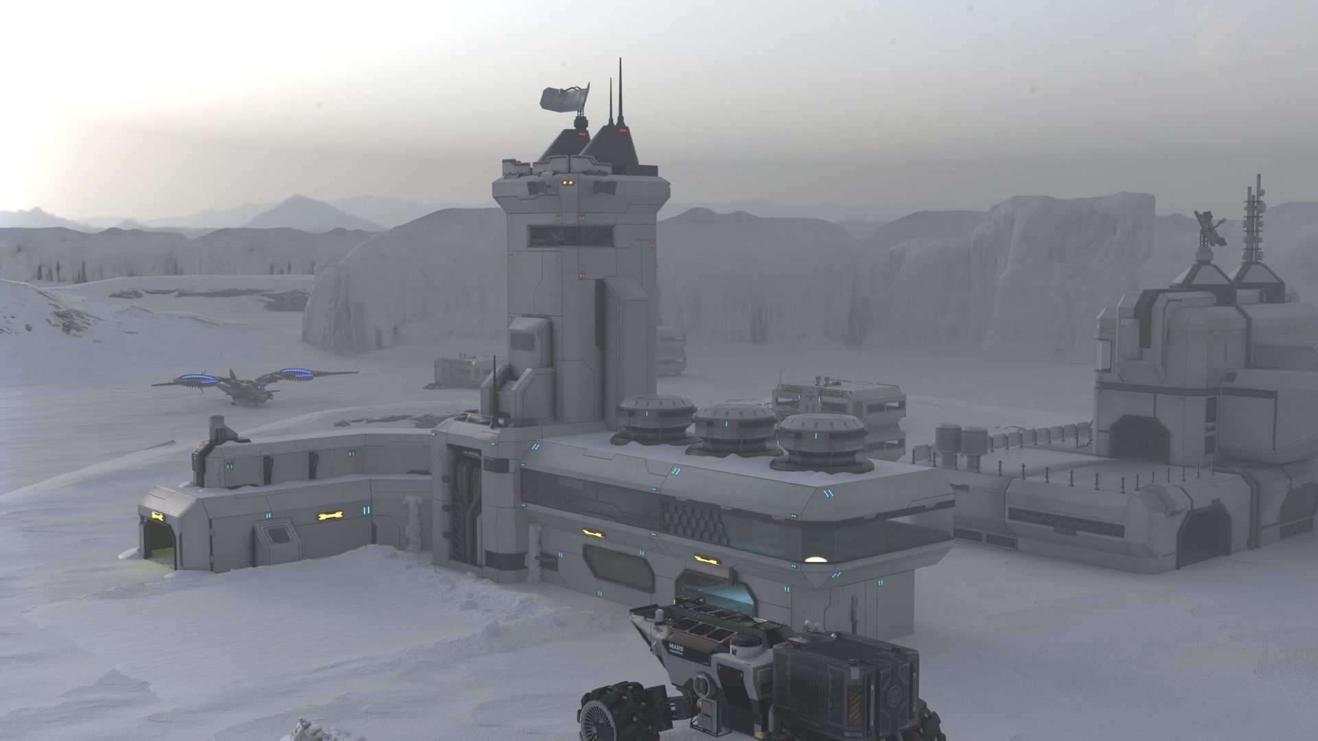 Space buildings 3D Model Collection_26