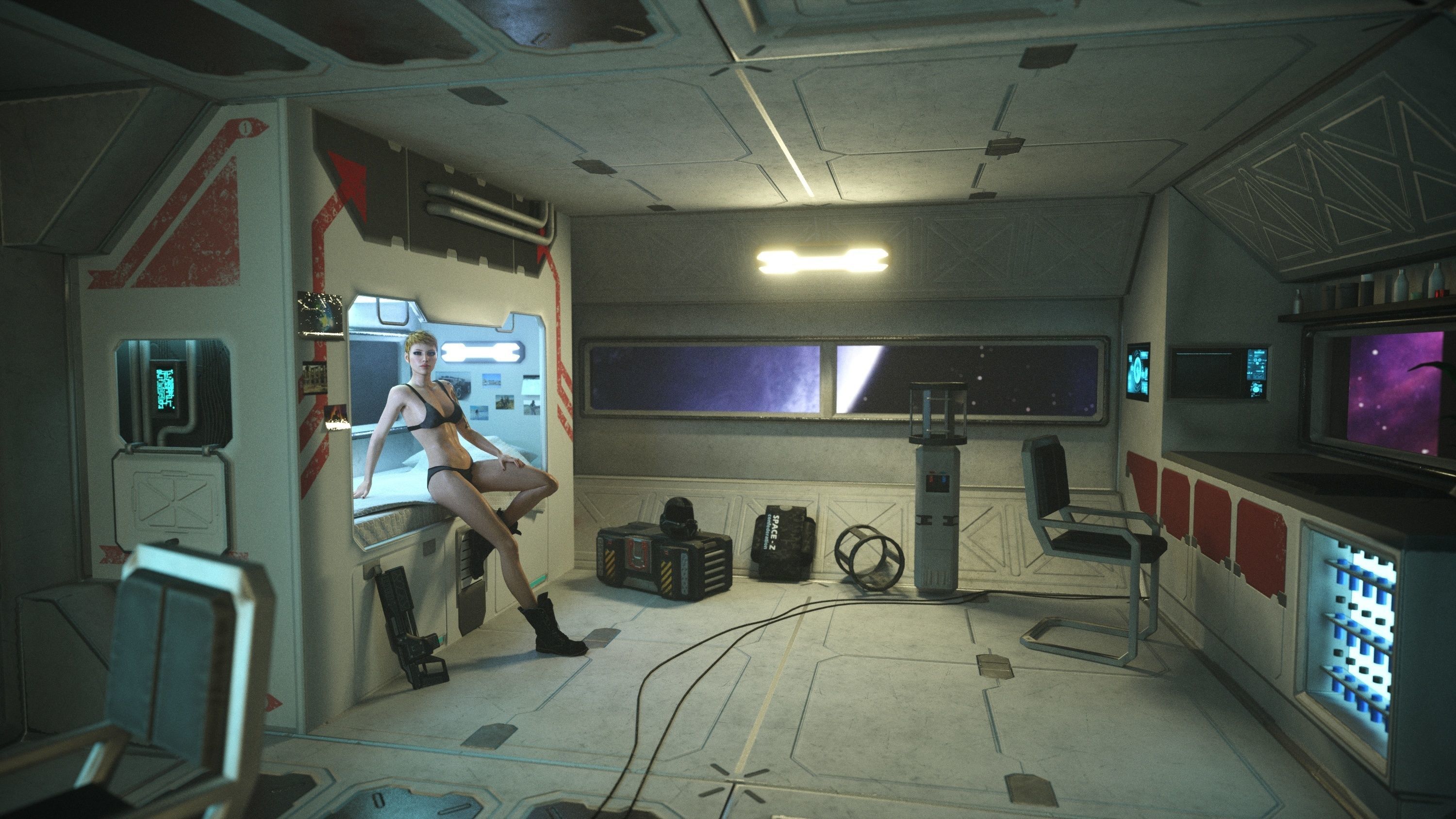 Space buildings 3D Model Collection_19