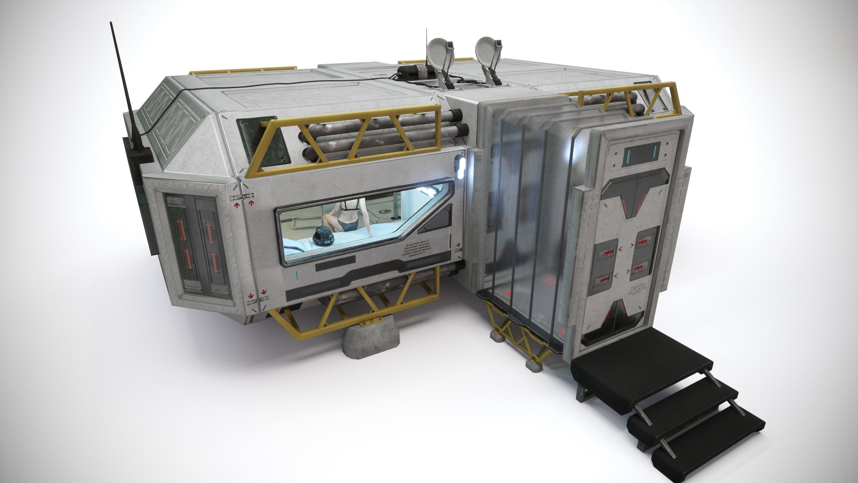 Space buildings 3D Model Collection_18