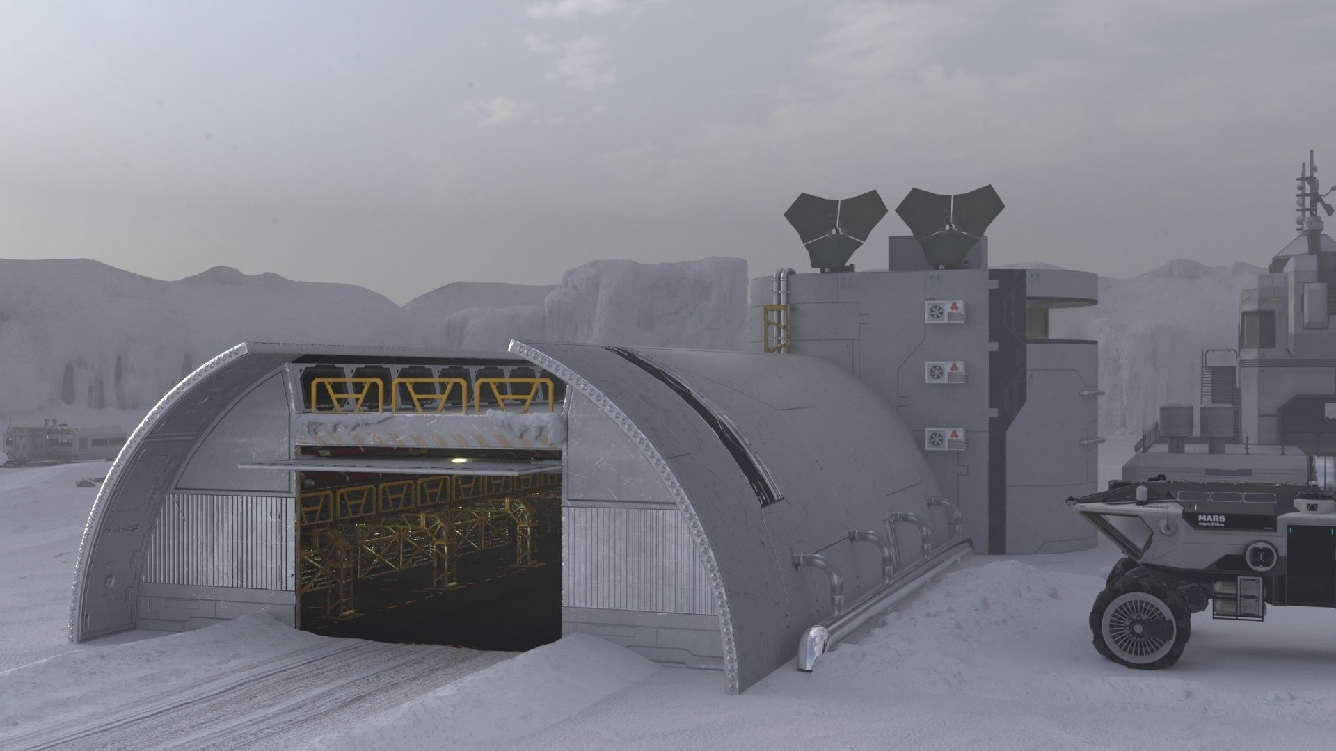 Space buildings 3D Model Collection_22