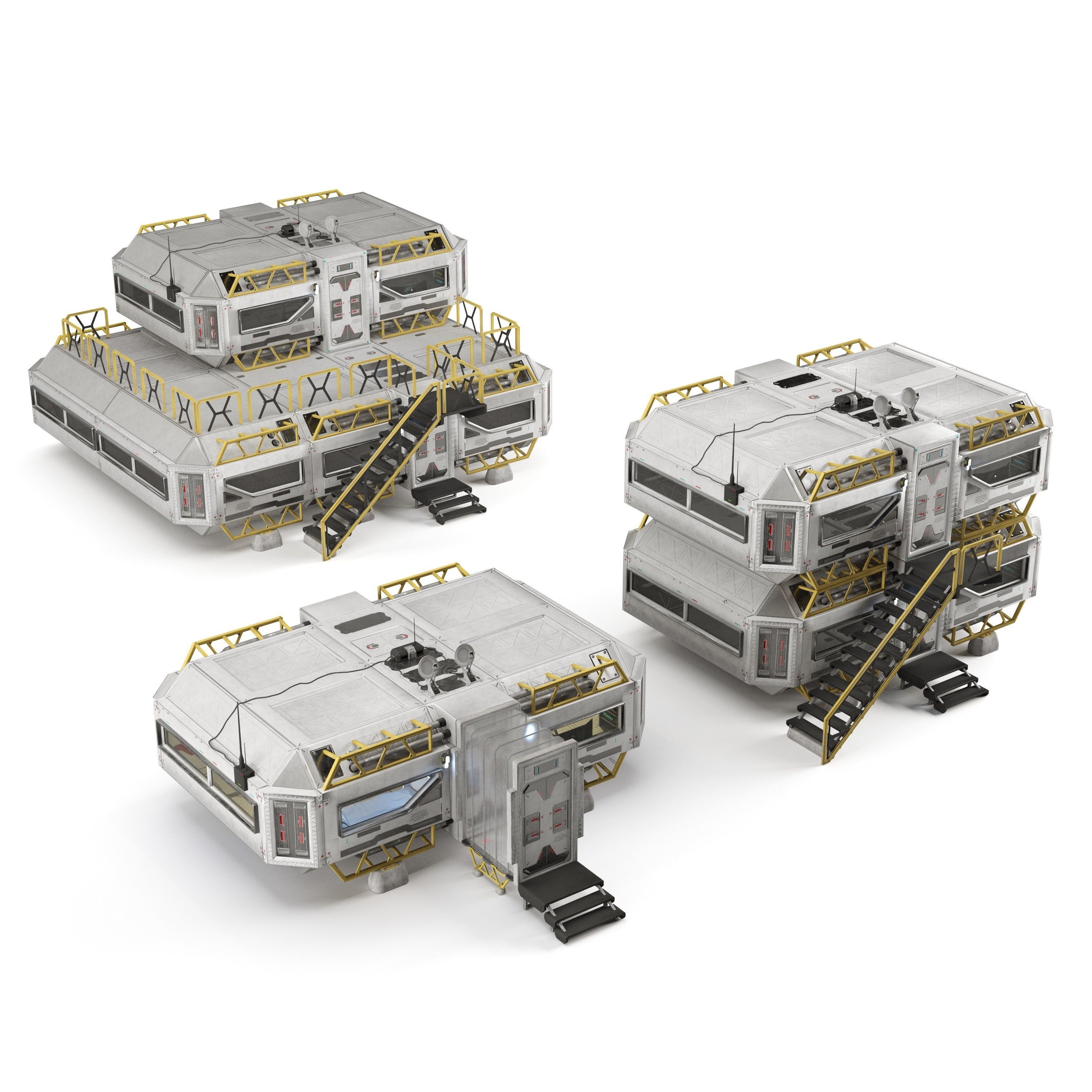 Space buildings 3D Model Collection_15
