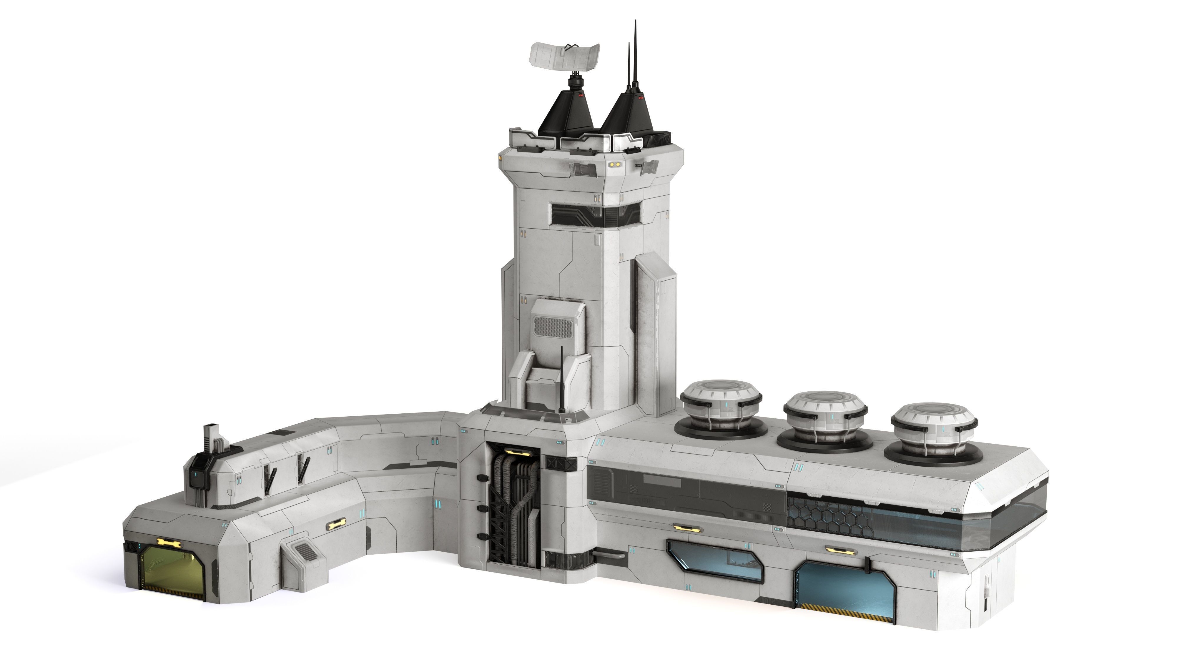 Space buildings 3D Model Collection_33
