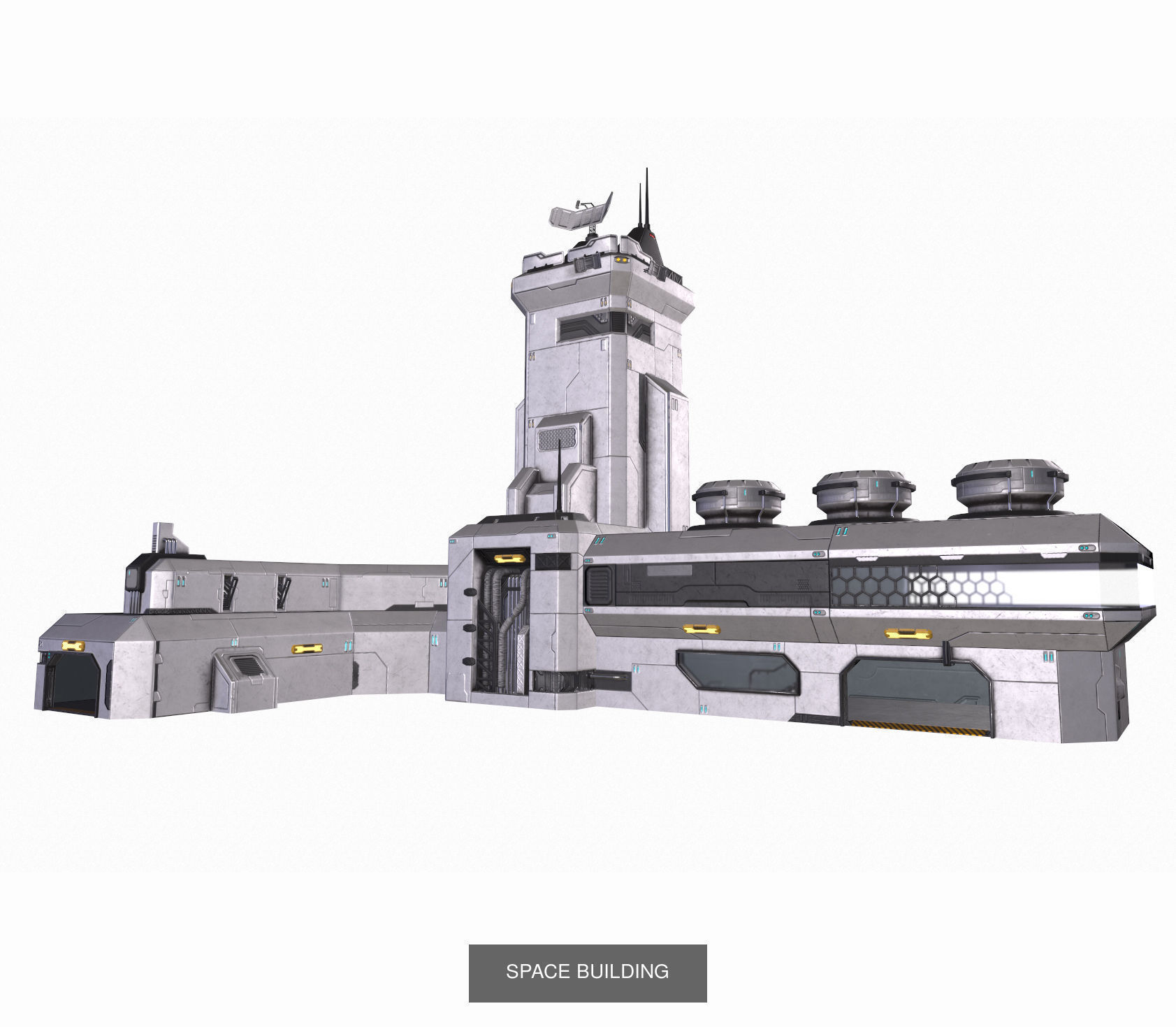 Space buildings 3D Model Collection_6