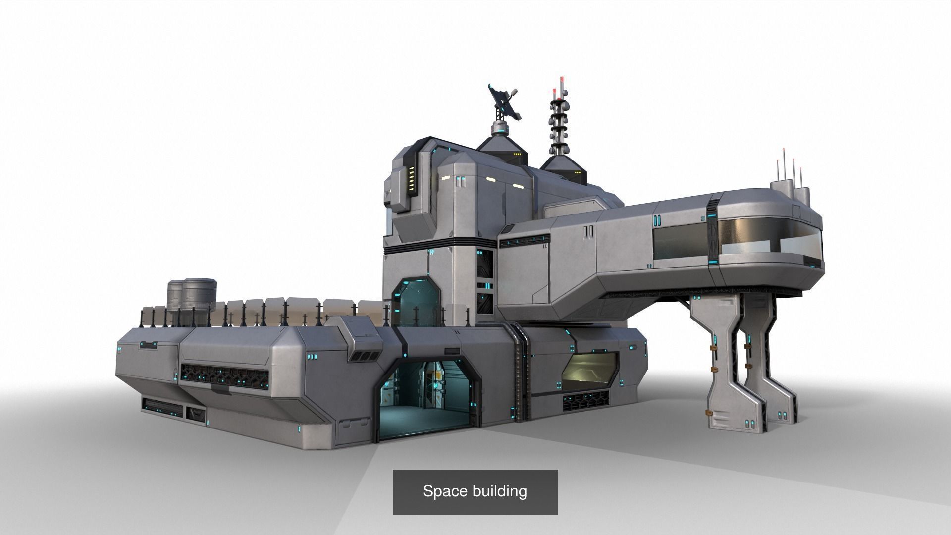 Space buildings 3D Model Collection_5