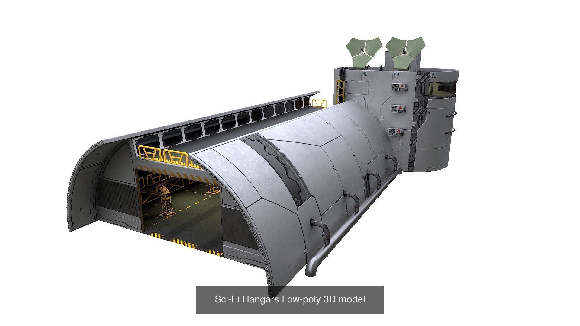 Space buildings 3D Model Collection_4