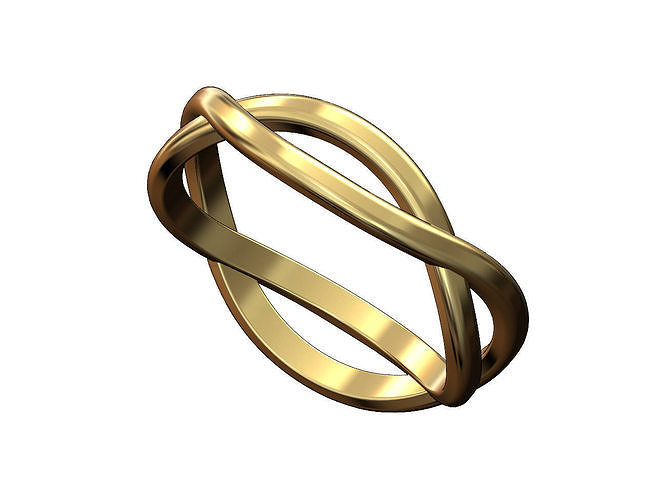 Celtic braided motif band US sizes 5to10 3D print model