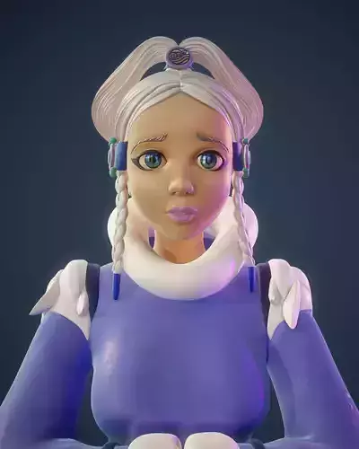 Miss Yue Free 3D print model