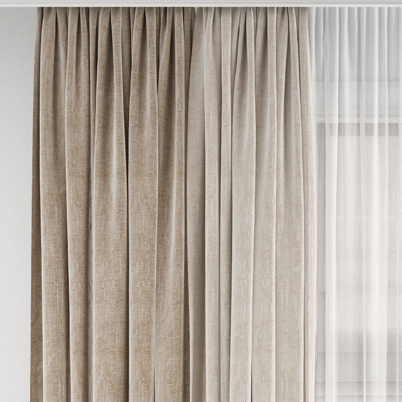 Curtain 229 3D model_1