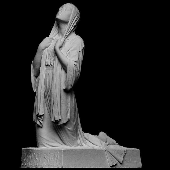 Virgin Marry The Annunciation 3D print model_1