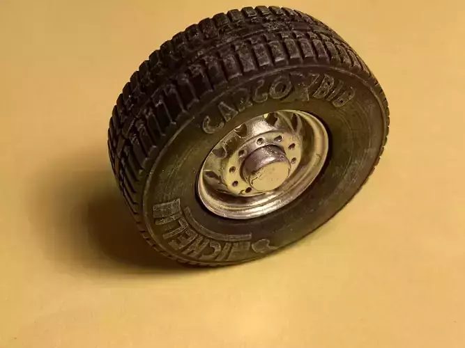 BIG RIG Alcoa 22point5 inch Alloy wheel and hub cover Reversible 3D print model