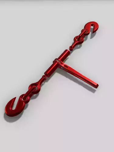 BIG RIG Chain Ratchet Load Binders Assembly  3D print model