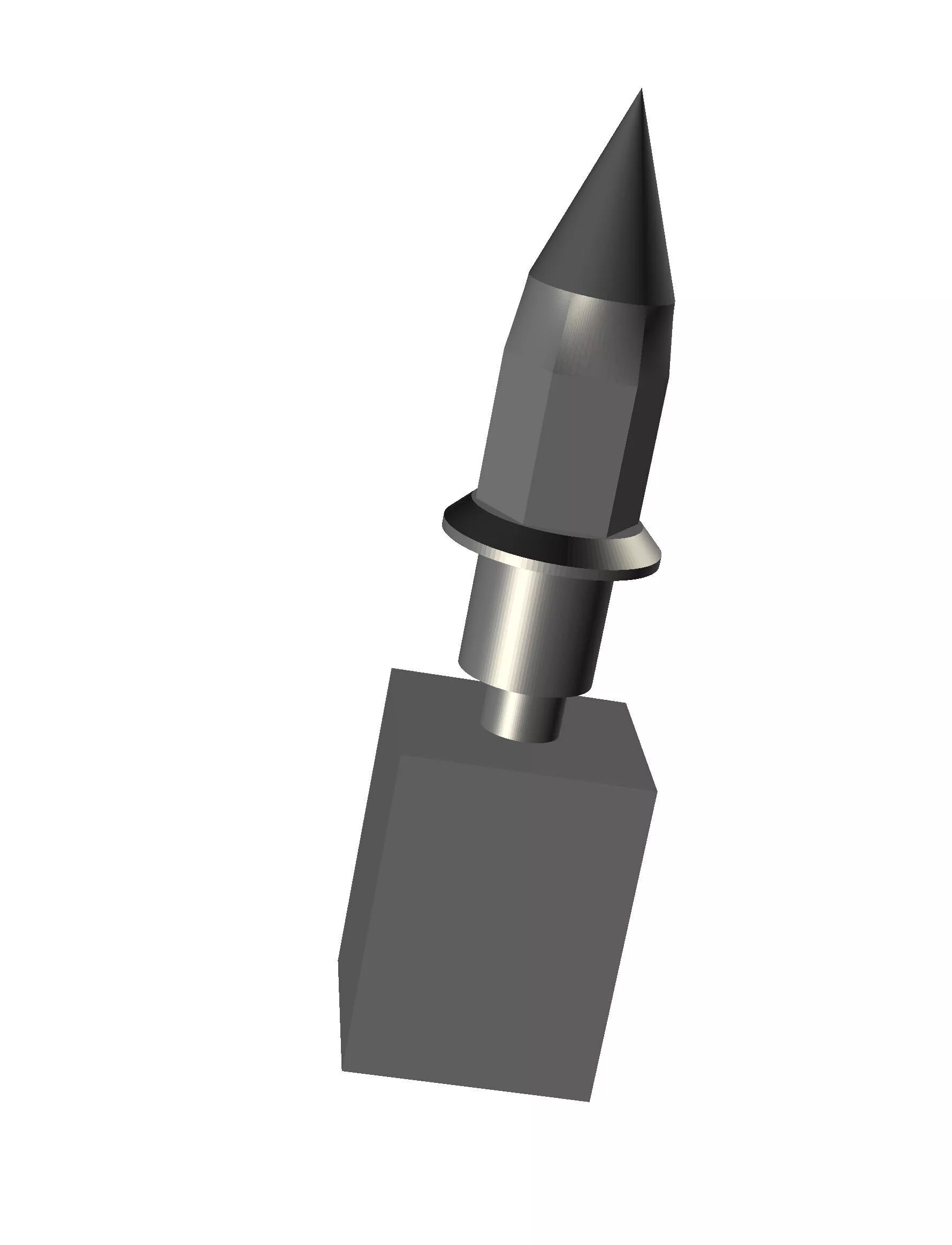 BIG RIG Wheel Lug Nut Spiked 3D print model