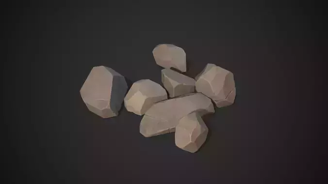 Stylized rock