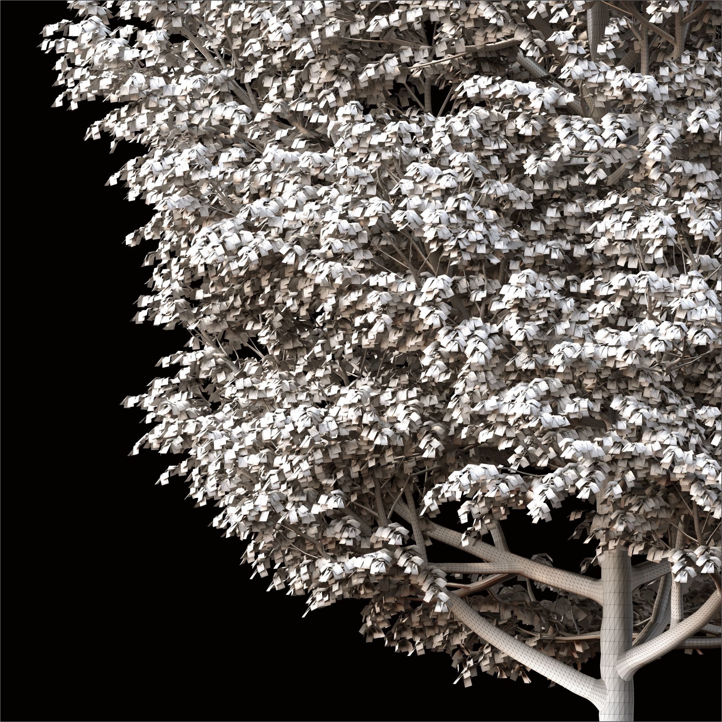 Landscape tree 3D model_2