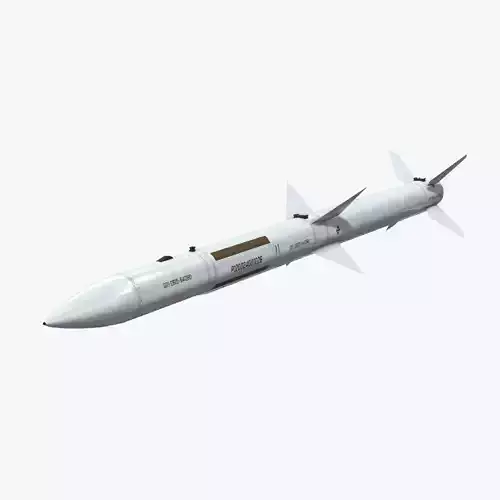 PL-12 Chinese BVR Air to Air Missile model Low-poly 3D model