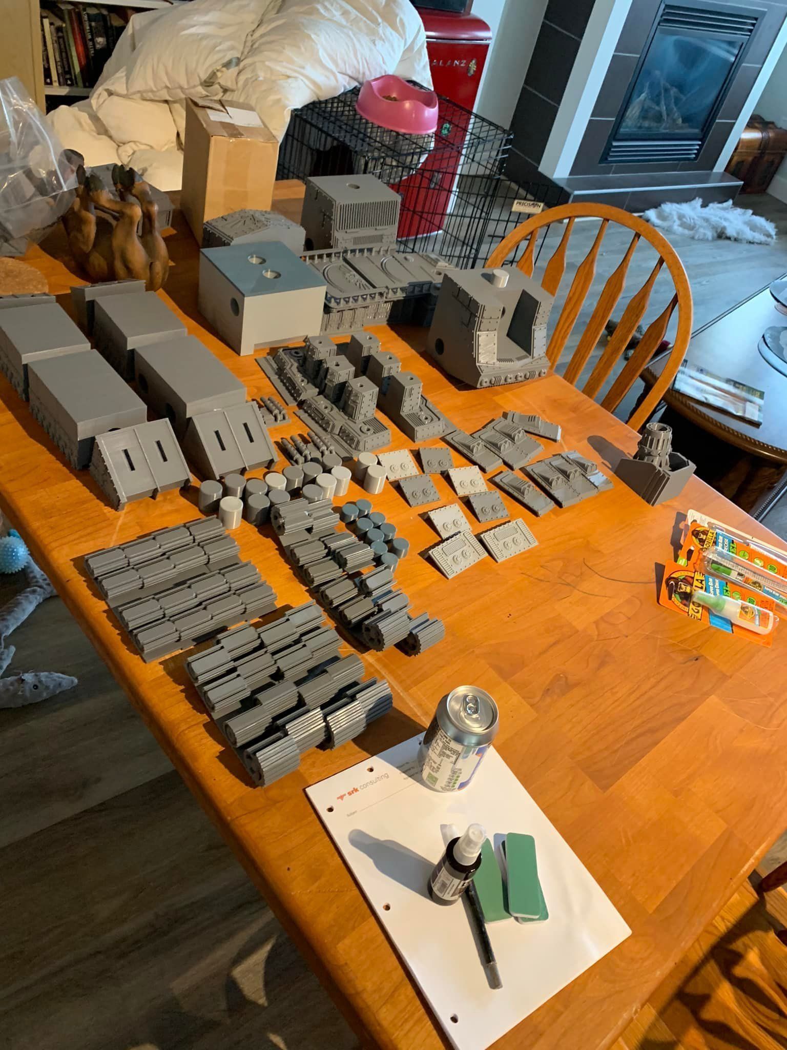 HQ infantry Tank 28mm size   3D print model_3