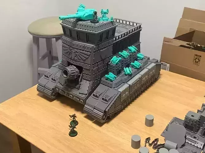 HQ infantry Tank 28mm size  