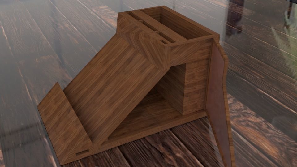 Universal Box Low-poly 3D model_1