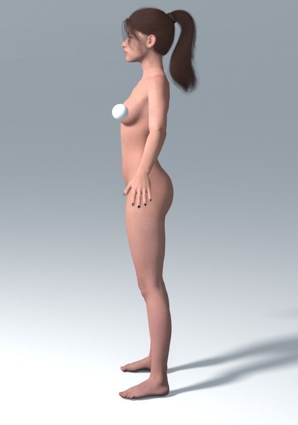 Metahuman 02 Tina Low-poly 3D model_20