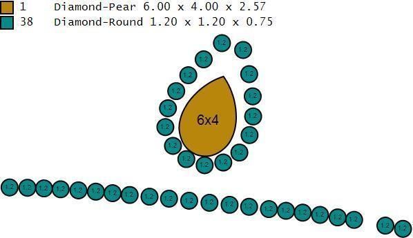 Diamond Ring Marquise 3D print model_15