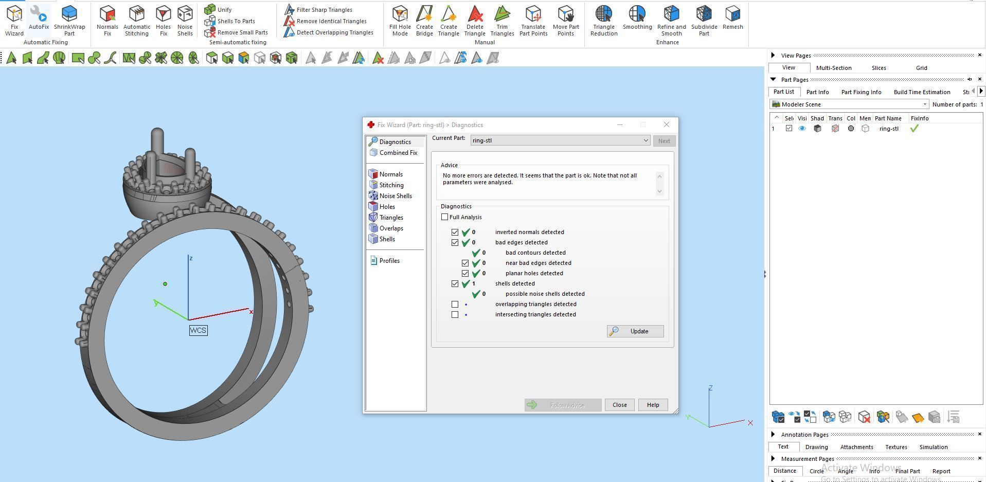 Diamond Ring Marquise 3D print model_17