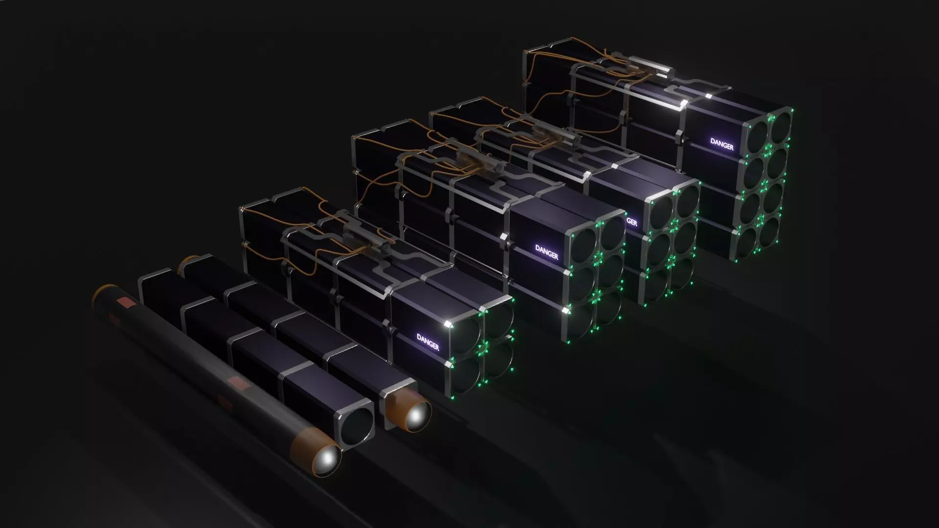 Rocket launcher 3D model_0