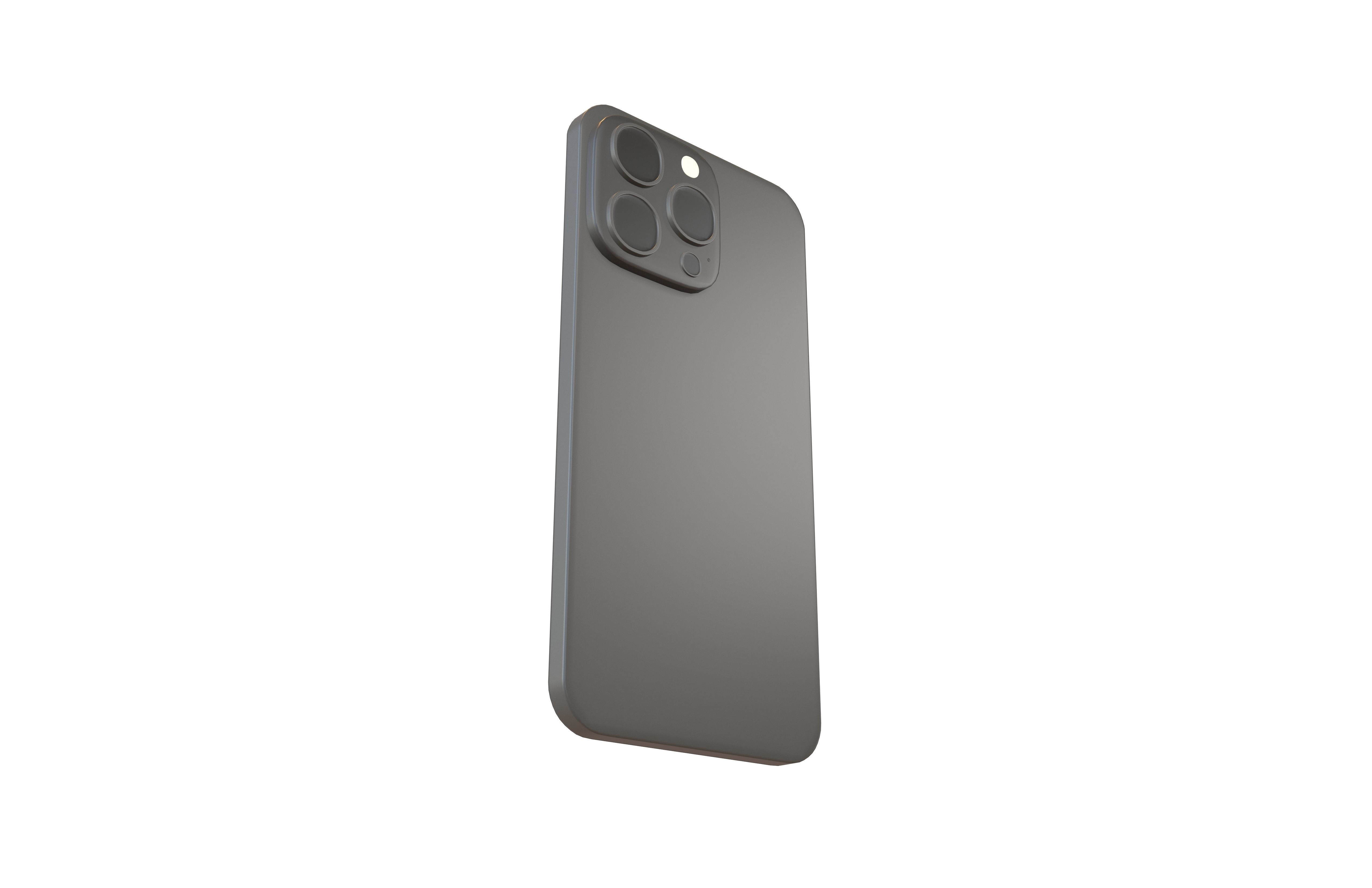 Cartoon Iphone 13 Pro v1 004 Low-poly 3D model_3