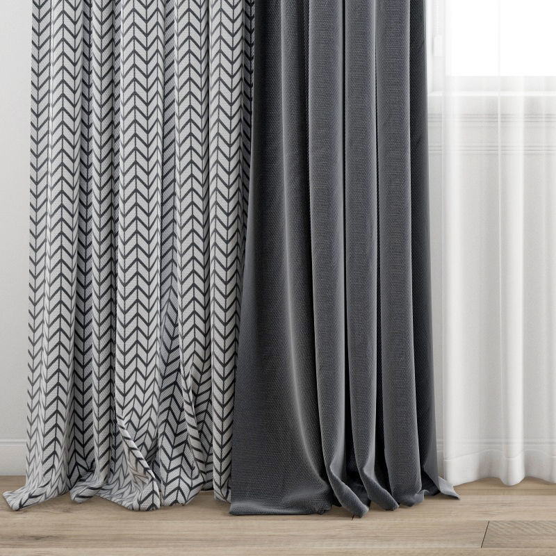Curtain 230 3D model_3