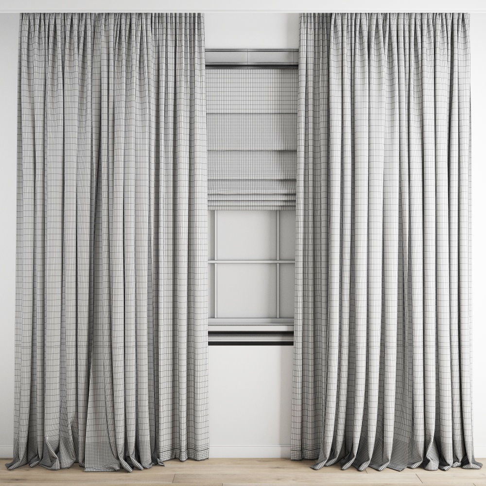 Curtain 230 3D model_5
