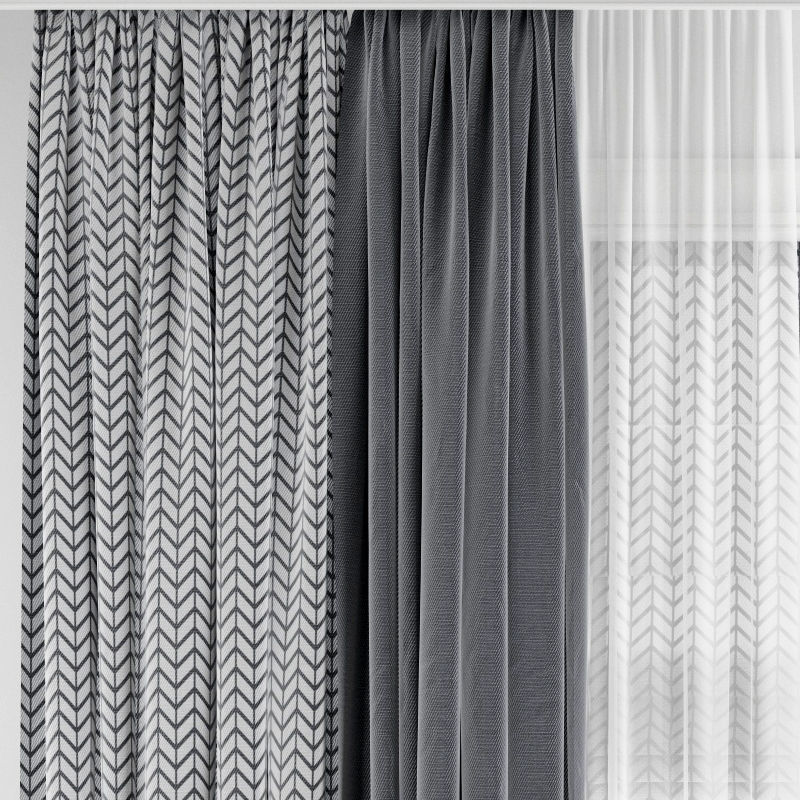 Curtain 230 3D model_1
