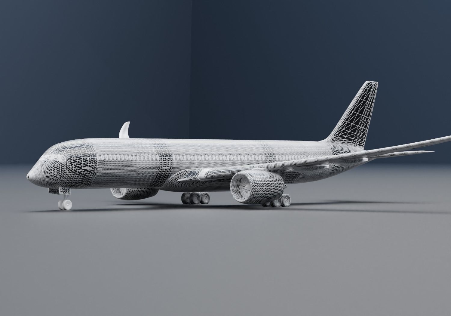 Airbus A350-900 XWB Airbus Home Livery 3D model_13