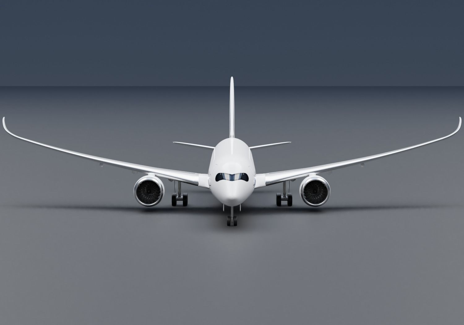 Airbus A350-900 XWB Airbus Home Livery 3D model_2
