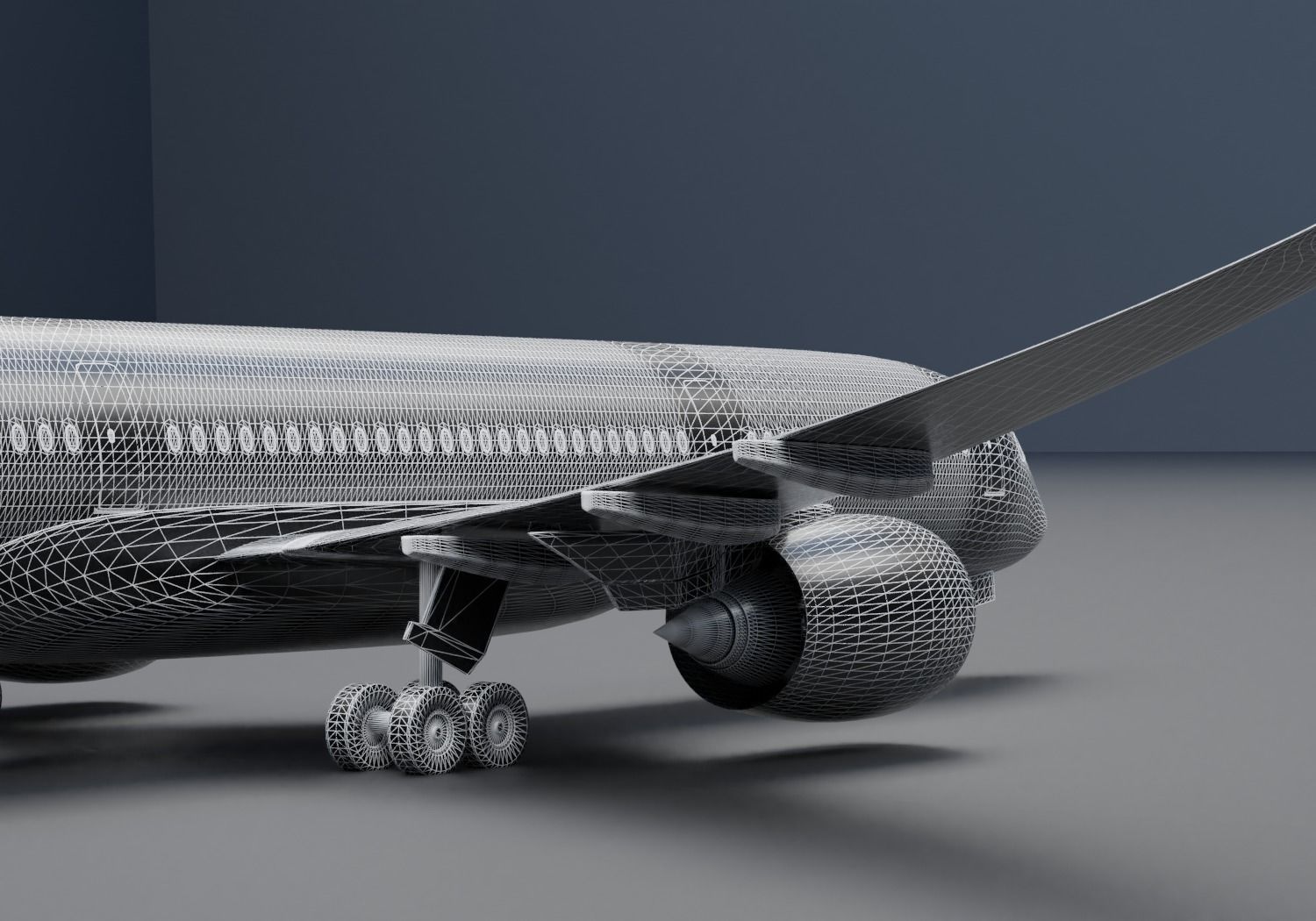 Airbus A350-900 XWB Airbus Home Livery 3D model_10