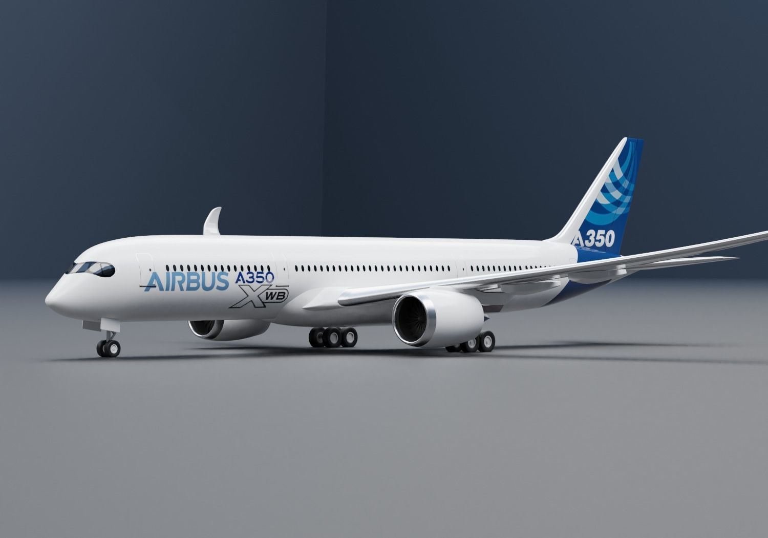 Airbus A350-900 XWB Airbus Home Livery 3D model_11
