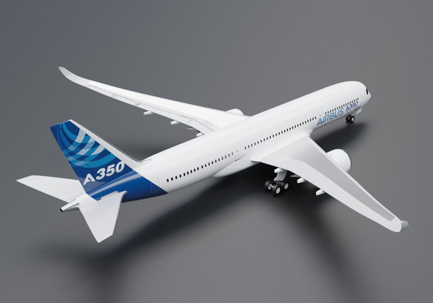Airbus A350-900 XWB Airbus Home Livery 3D model_1