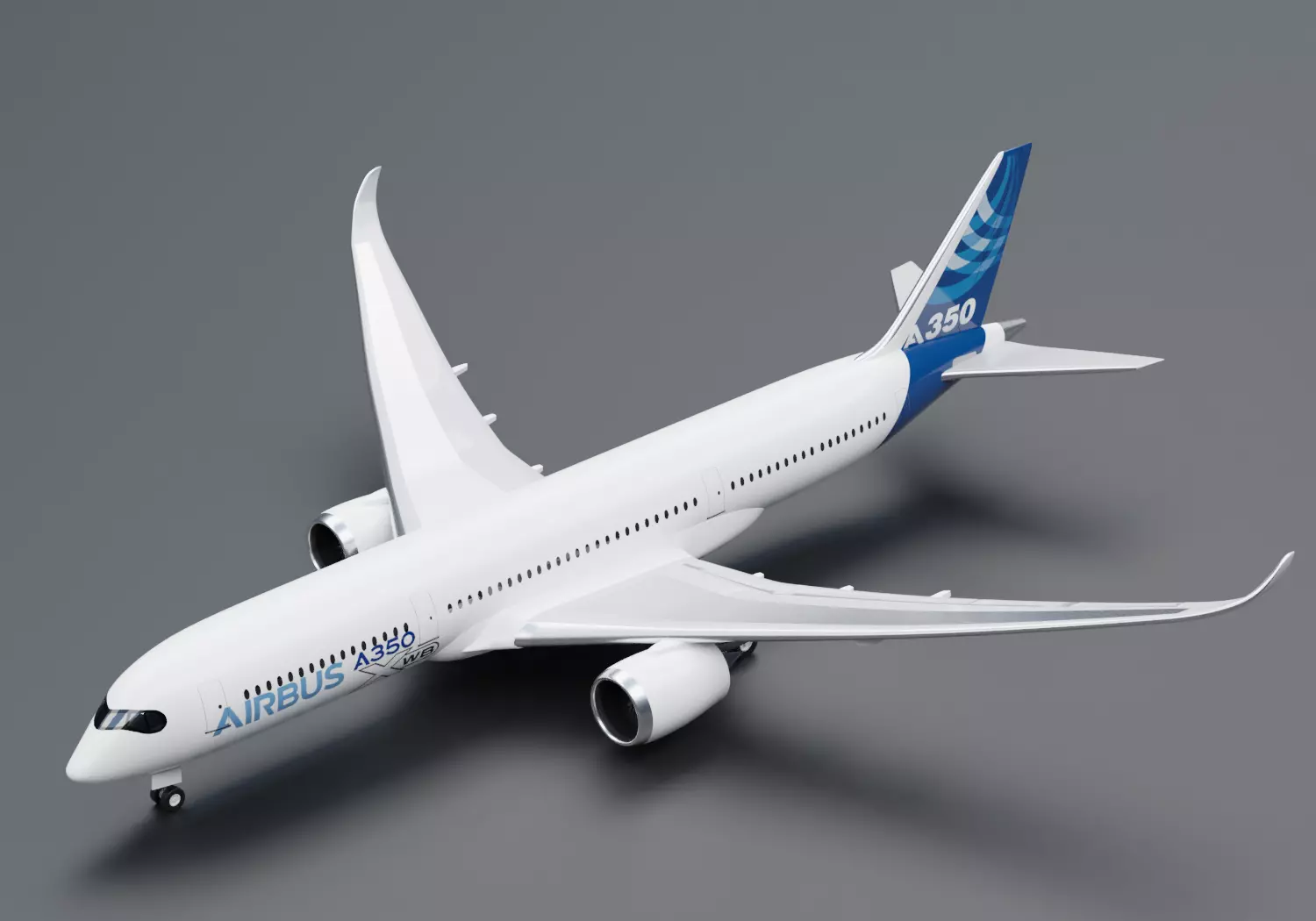 Airbus A350-900 XWB Airbus Home Livery 3D model_0