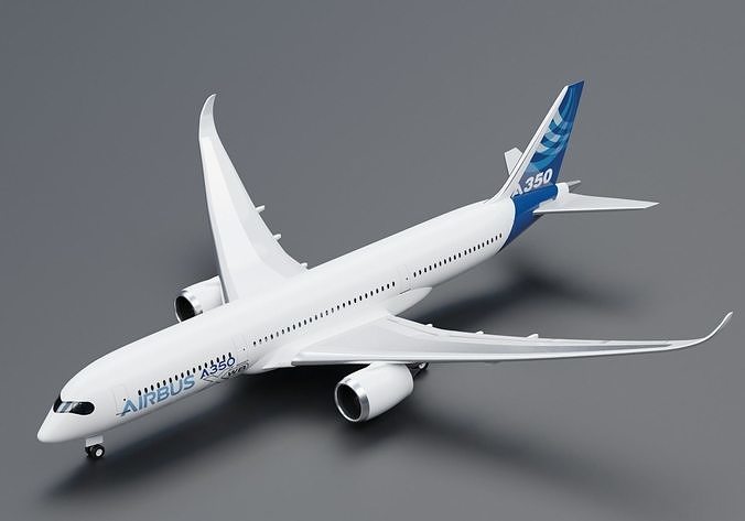 Airbus A350-900 XWB Airbus Home Livery 3D model
