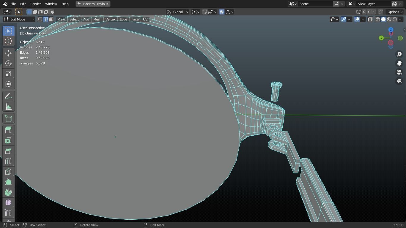 glasses pair of sunglasses 3D print model_9