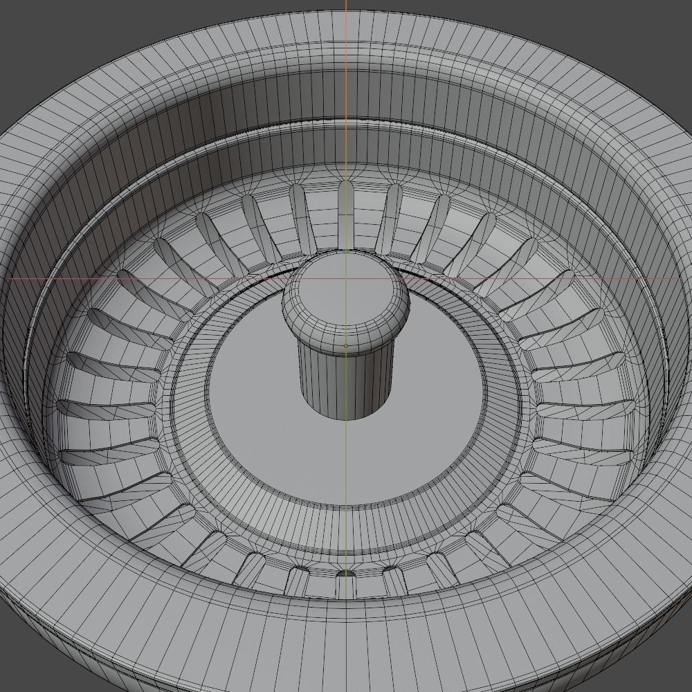 Kitchen Sink Waste 3D model_35