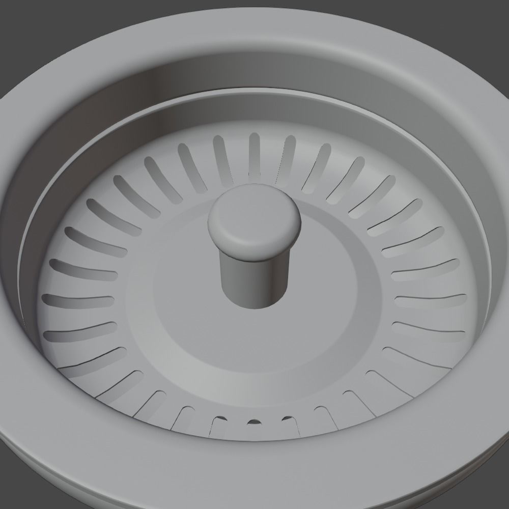 Kitchen Sink Waste 3D model_24