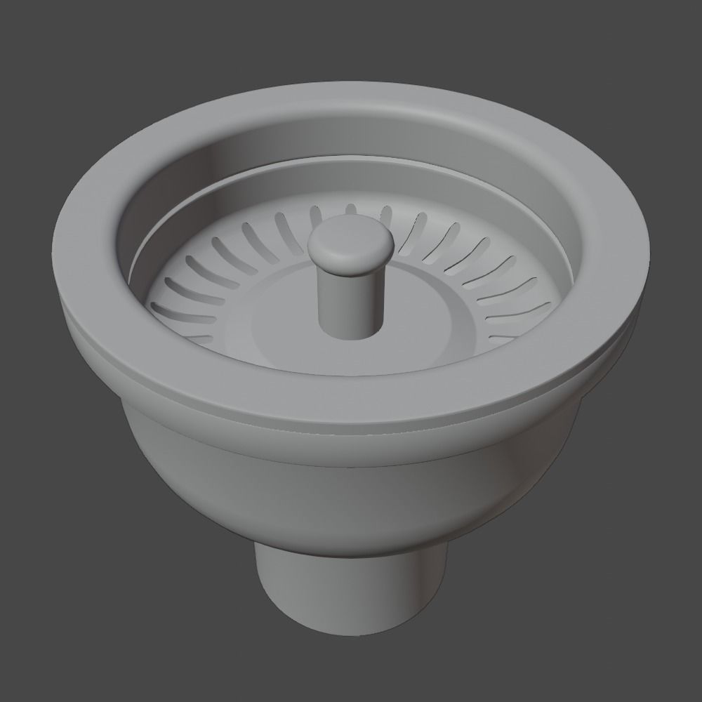 Kitchen Sink Waste 3D model_11