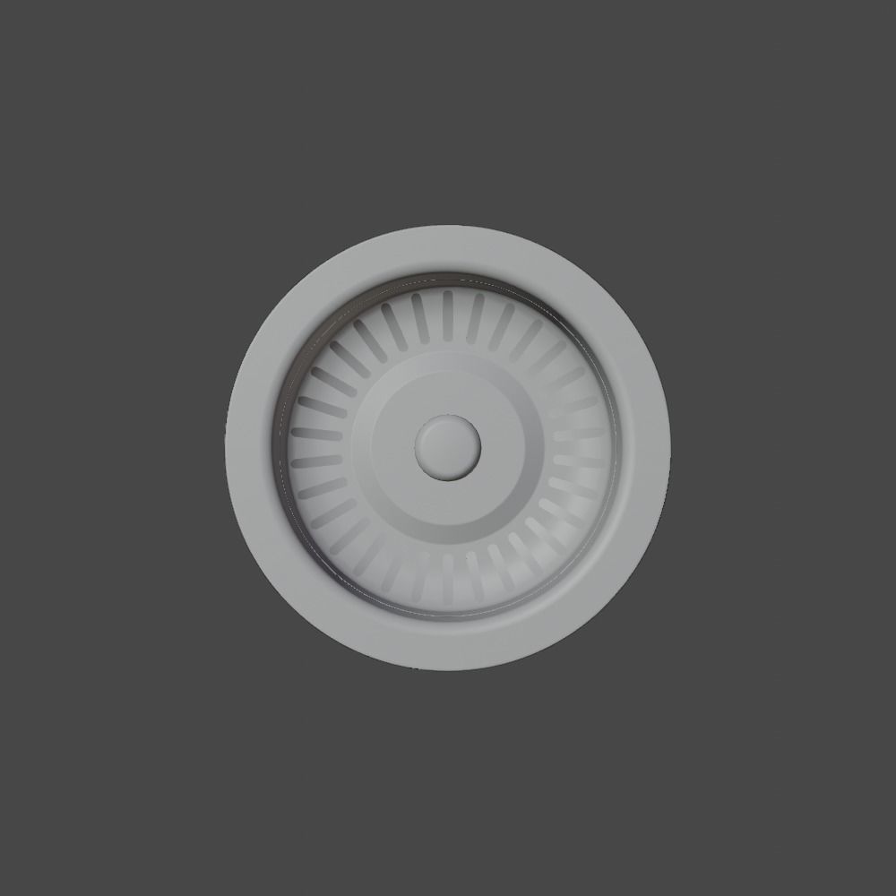 Kitchen Sink Waste 3D model_19