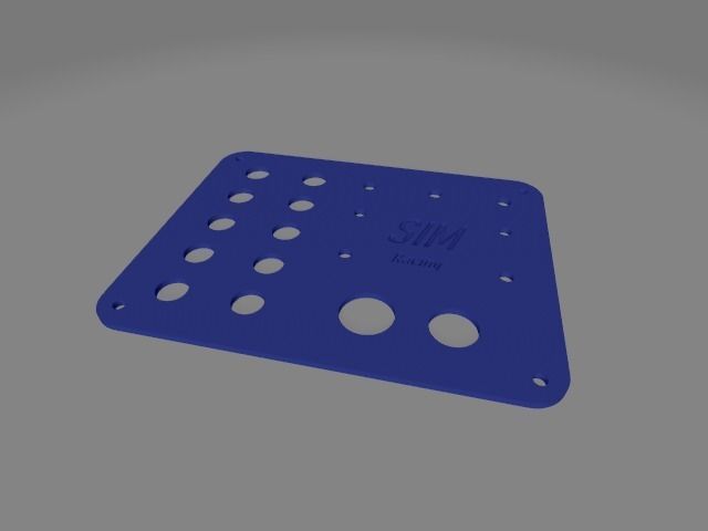 Button-Box 3d model for SimRacing  3D print model_7