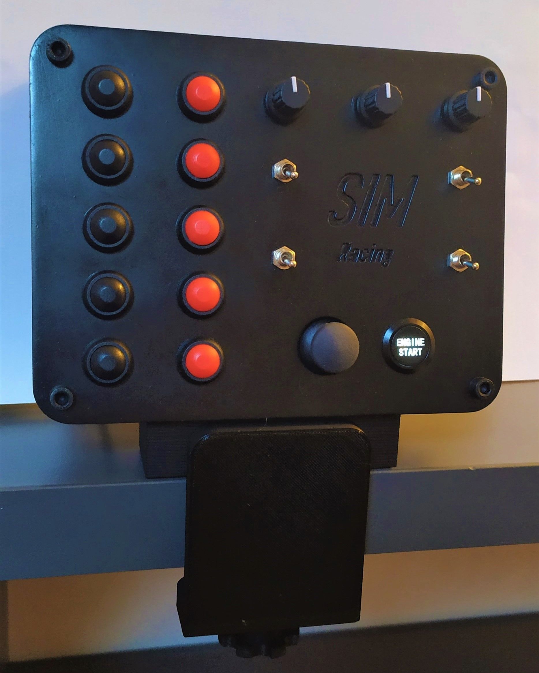 Button-Box 3d model for SimRacing  3D print model_2