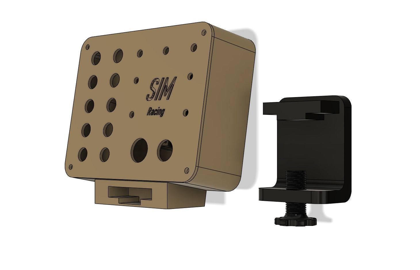 Button-Box 3d model for SimRacing  3D print model_1