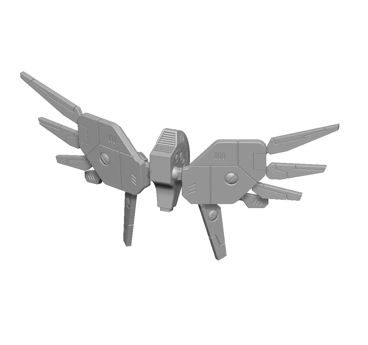 Flying Fish Jetpack Kit 3D print model_0