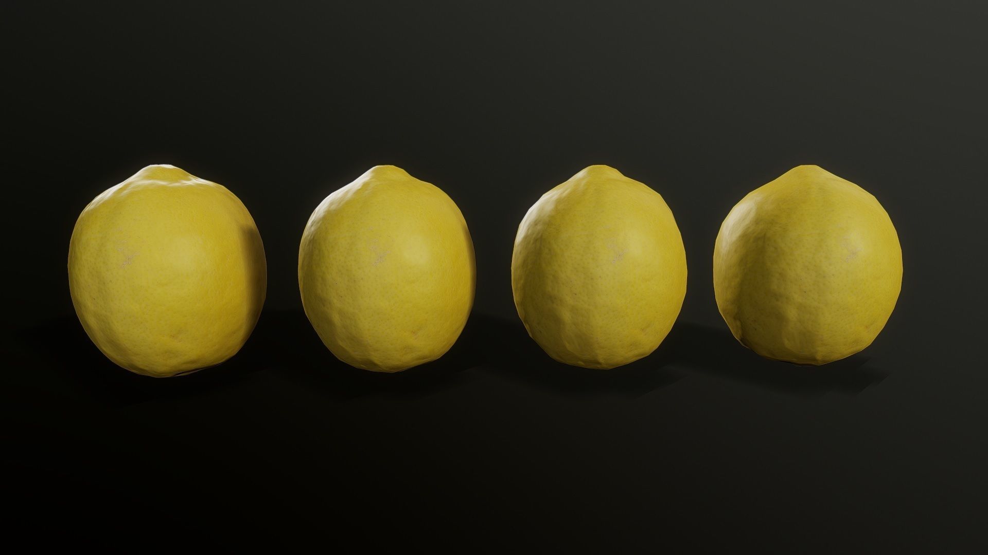 3D model 3D Scan Lemon VR / AR / low-poly | CGTrader
