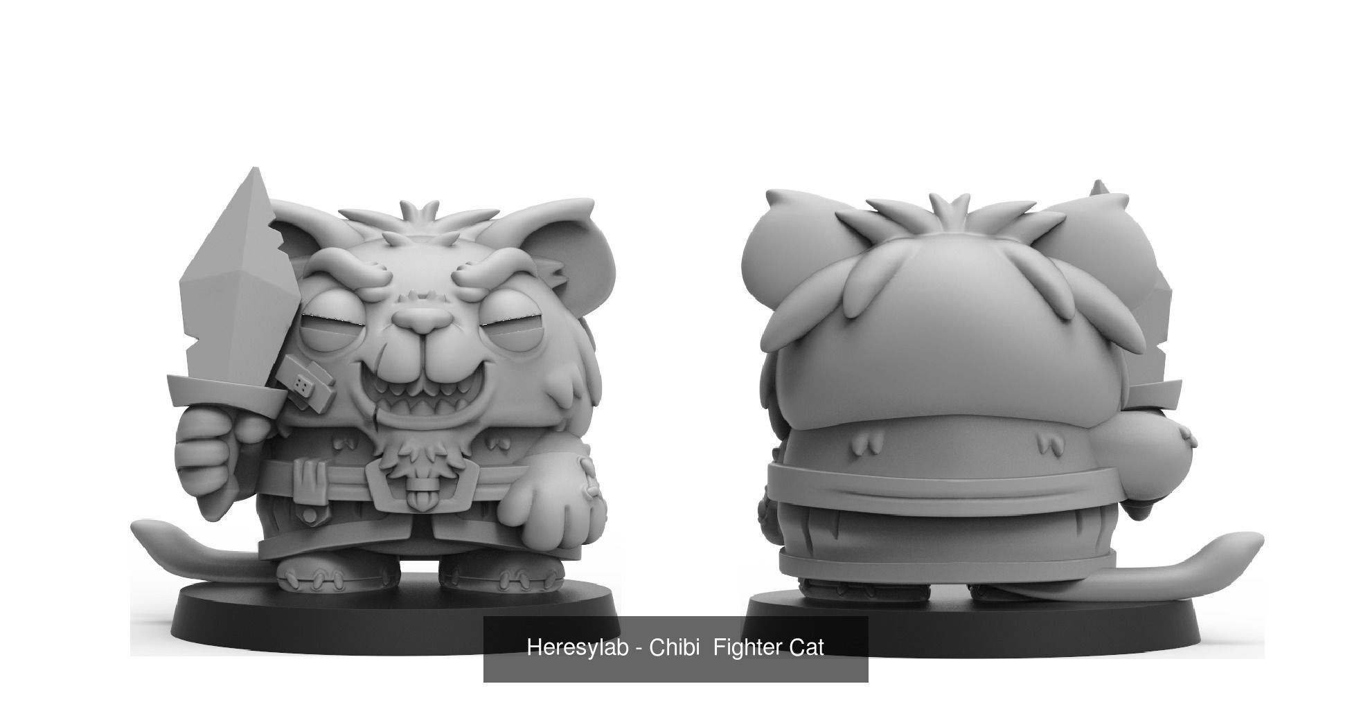 Heresylab - DnD Chibi Mega Pack 3D Model Collection_8