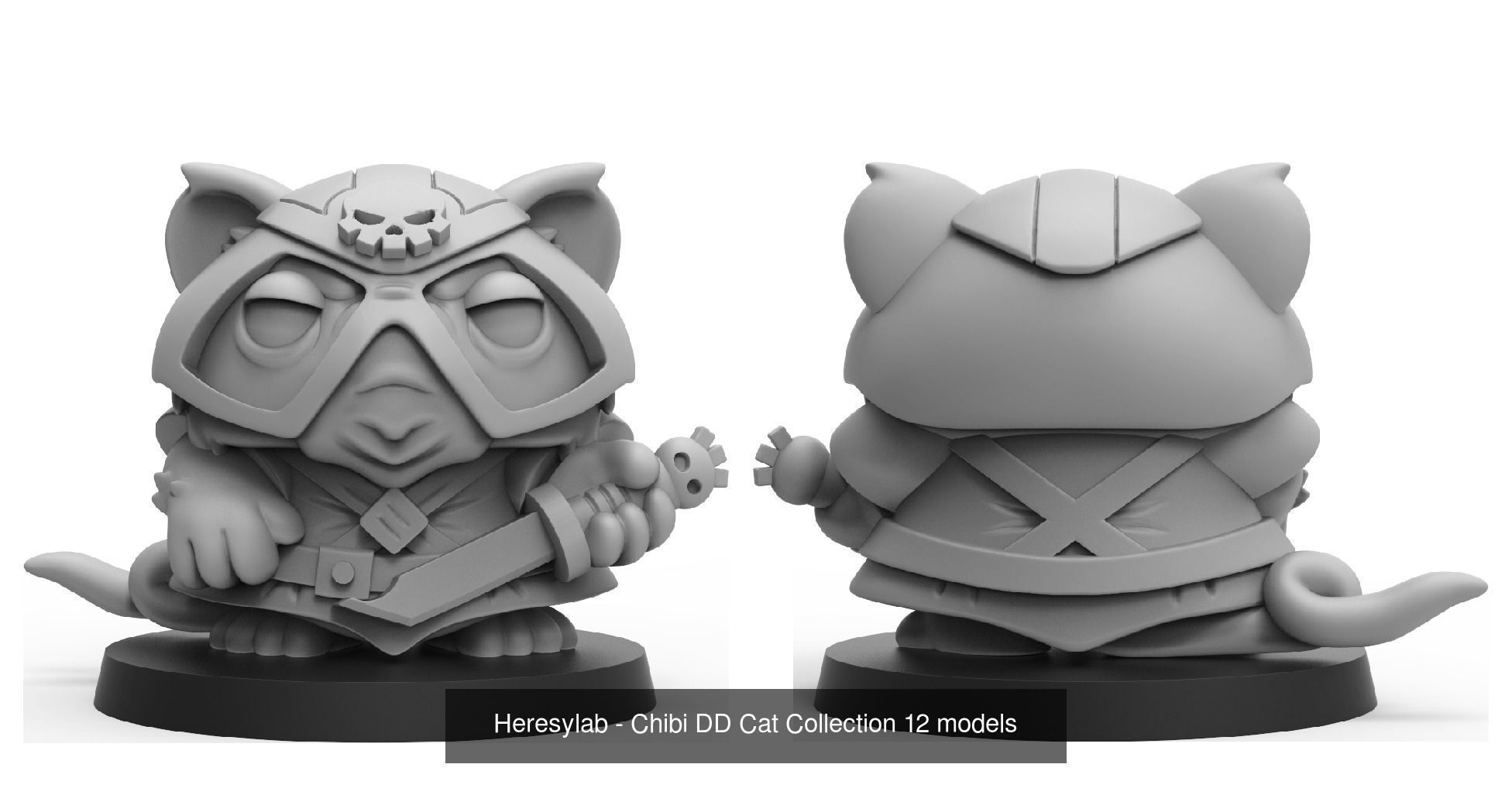 Heresylab - DnD Chibi Mega Pack 3D Model Collection_15