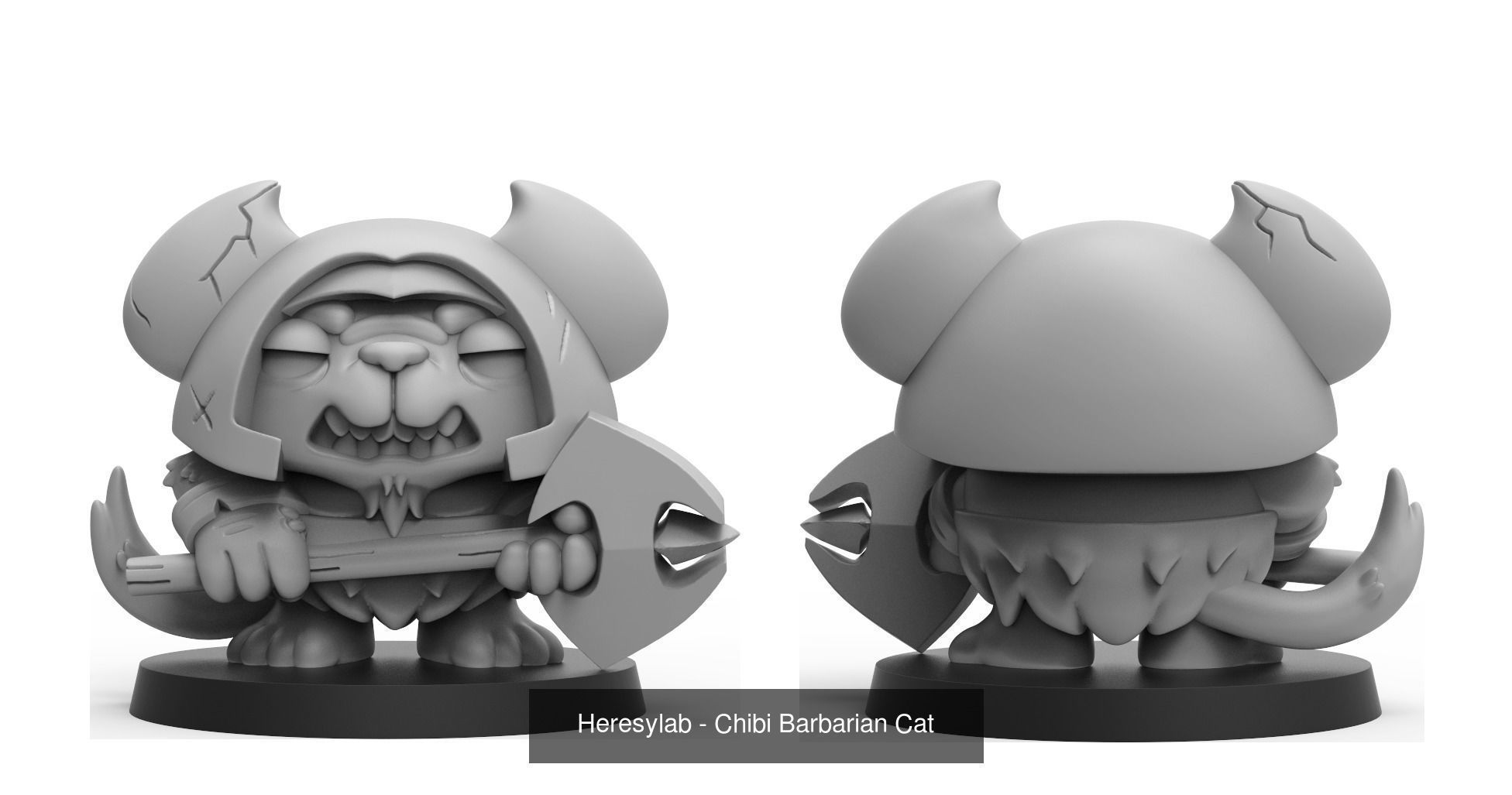 Heresylab - DnD Chibi Mega Pack 3D Model Collection_4